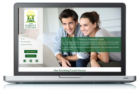 Parent Coach Web Design