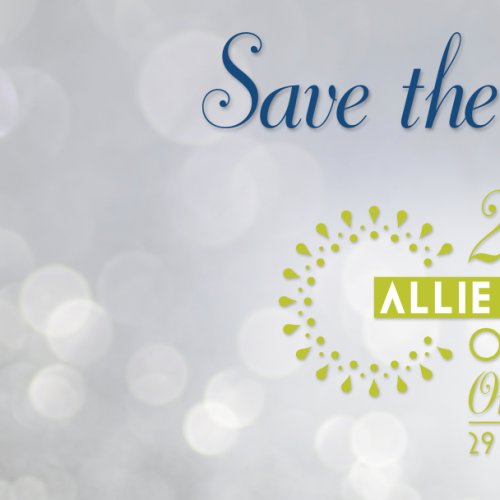 Save the Date Banner Design